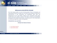 Tablet Screenshot of elnino.info